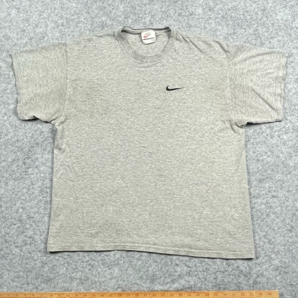 Nike Other - Vintage Nike T Shirt Mens Large Gray Boxy Crew Neck Short Sleeve T‎ Made In USA